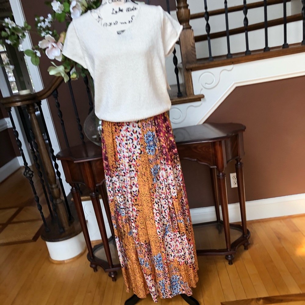 NWT! ANTHROPOLOGIE Panthers Maxi Skirt - Picture 8 of 9